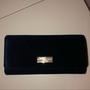 Navy Velvet Wallet